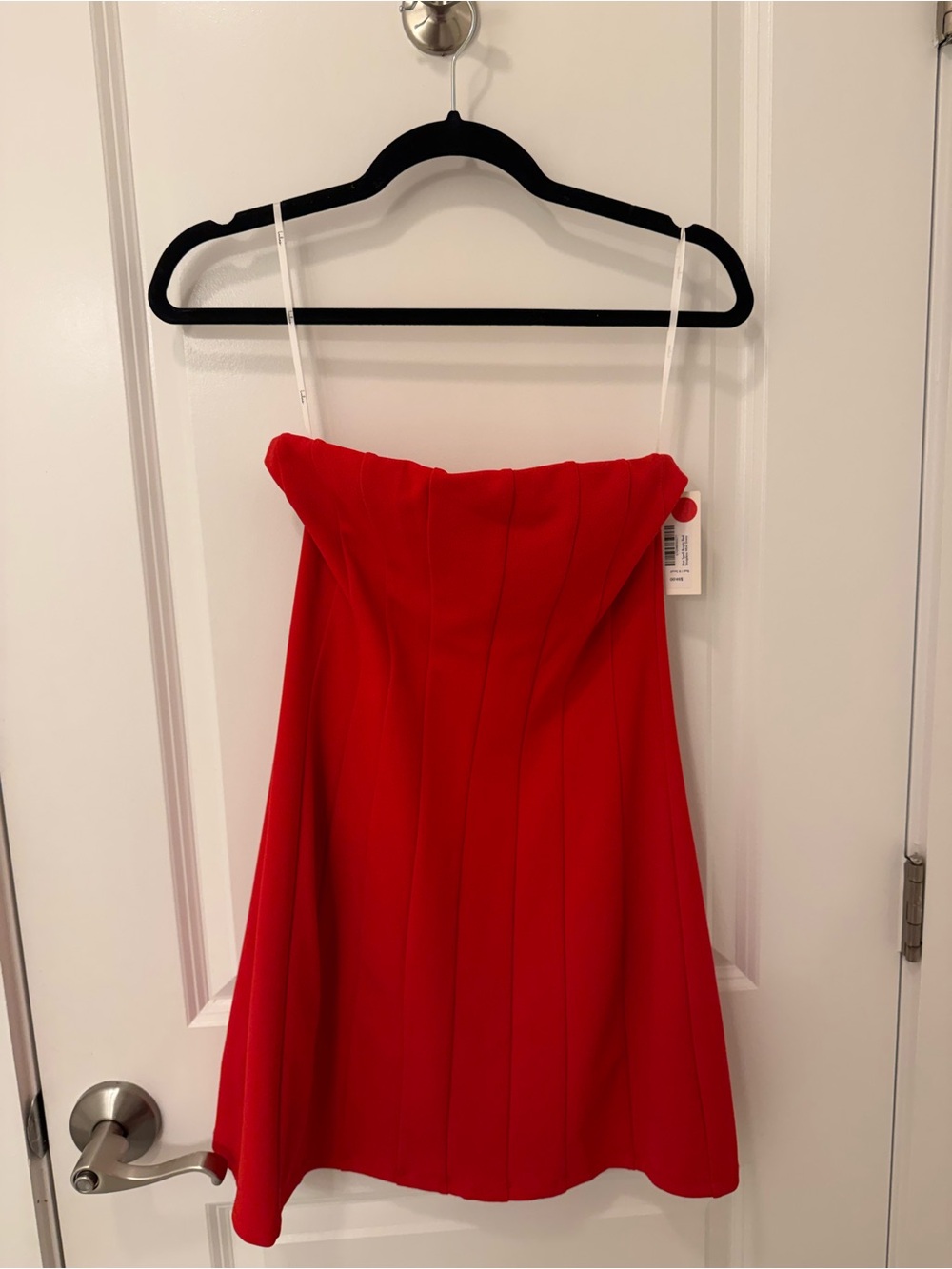 Lulu's Red Strapless Dress